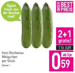 Sutterlüty Insel Reichenau Minigurken Angebot