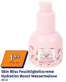 Action Skin Bliss Feuchtigkeitscreme Hydration Boost Wassermelone Angebot
