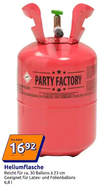 Action Heliumflasche Angebot