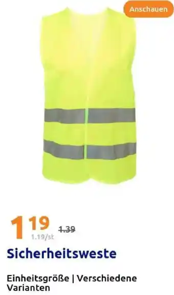 Action Sicherheitsweste Angebot