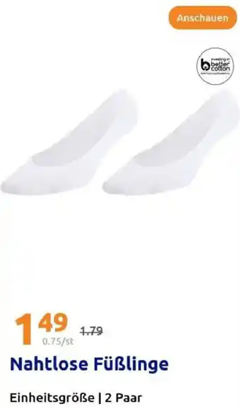 Action Nahtlose Füßlinge Angebot