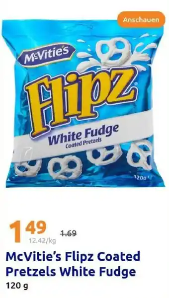 Action McVitie's Flipz Coated Pretzels White Fudge Angebot