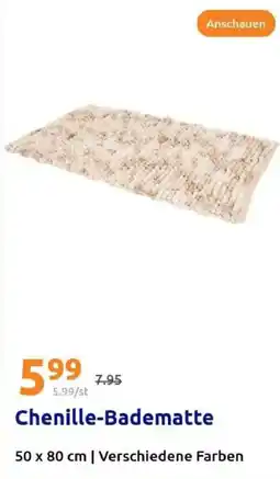 Action Chenille-Badematte Angebot