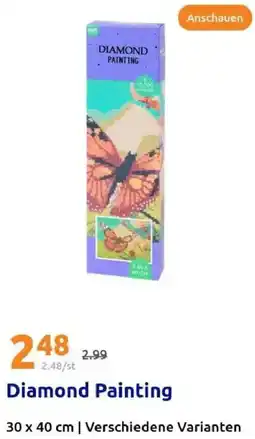 Action Diamond Painting Angebot