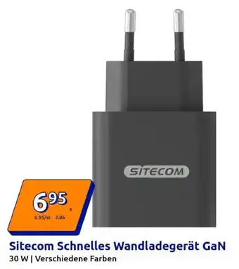 Action Sitecom Schnelles Wandladegerät GaN Angebot