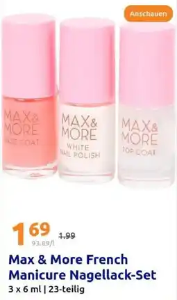 Action Max & More French Manicure Nagellack-Set Angebot