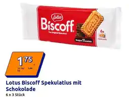 Action Lotus Biscoff Spekulatius mit Schokolade Angebot