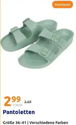 Action Pantoletten Angebot
