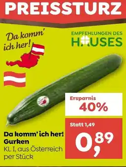 ADEG Da komm' ich her! gurken Angebot