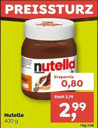 ADEG Nutella Angebot