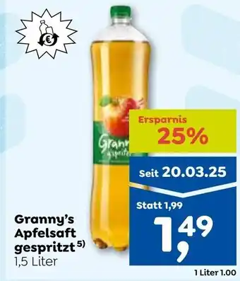 ADEG Granny's apfelsaft gespritzt Angebot
