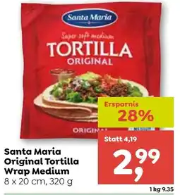 ADEG Santa Maria Original Tortilla Wrap Medium Angebot