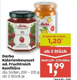 ADEG Darbo kalorienbewusst od. fruchtreich konfitüre Angebot
