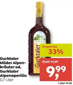 ADEG Gurktaler milder alpen- kräuter od. gurktaler alpenaperitiv Angebot
