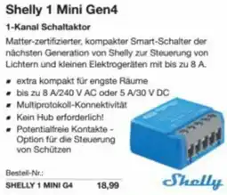 Reichelt Shelly 1 mini gen4 Angebot