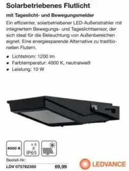 Reichelt Solarbetriebenes Flutlicht Angebot