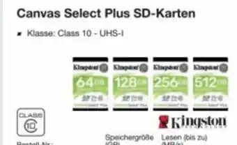 Reichelt Canvas select plus sd-karten Angebot
