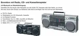 Reichelt Boombox mit radio, cd- und kassettenspieler Angebot