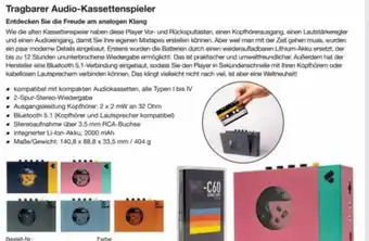 Reichelt Tragbarer Audio-Kassettenspieler Angebot
