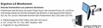 Reichelt Ergotron lx monitorarm Angebot