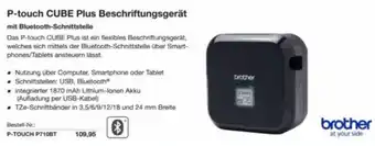 Reichelt P-touch cube plus beschriftungsgerät Angebot