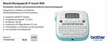 Reichelt Beschriftungsgerät P-touch N20 Angebot