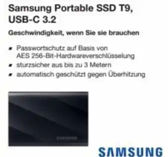 Reichelt Samsung Portable SSD T9, USB-C 3.2 Angebot
