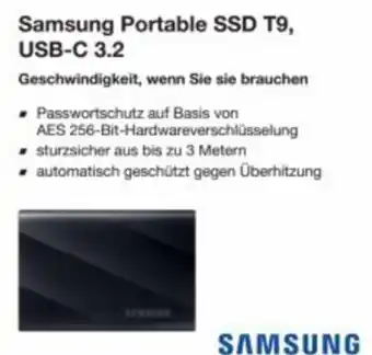 Reichelt Samsung Portable SSD T9, USB-C 3.2 Angebot