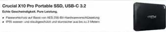 Reichelt Crucial x10 pro portable ssd, usb-c 3.2 Angebot
