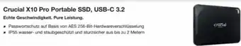 Reichelt Crucial x10 pro portable ssd, usb-c 3.2 Angebot