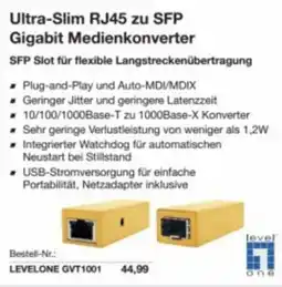 Reichelt Ultra-slim rj45 zu sfp gigabit medienkonverter Angebot
