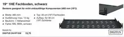 Reichelt 19" 1he fachboden, schwarz Angebot