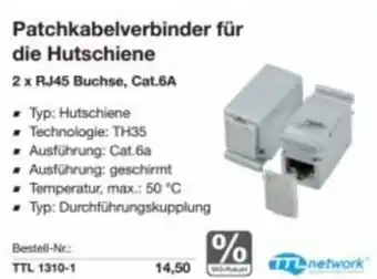 Reichelt Patchkabelverbinder für die hutschiene Angebot