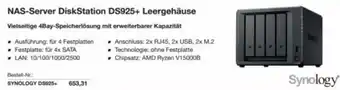 Reichelt Nas-server diskstation ds925+ leergehäuse Angebot