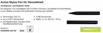 Reichelt Active stylus pen für hannsnote2 Angebot