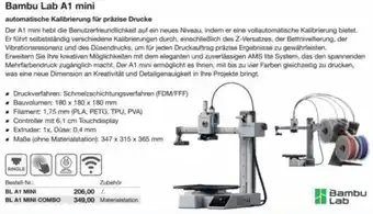 Reichelt Bambu lab a1 mini Angebot