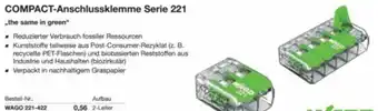 Reichelt COMPACT-Anschlussklemme Serie 221 Angebot