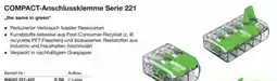 Reichelt COMPACT-Anschlussklemme Serie 221 Angebot