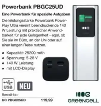 Reichelt Powerbank pbgc25ud Angebot