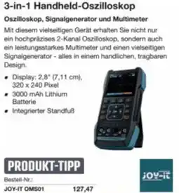Reichelt 3-in-1 Handheld-Oszilloskop Oszilloskop Angebot