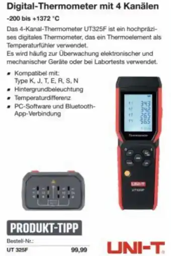 Reichelt Digital-Thermometer mit 4 Angebot