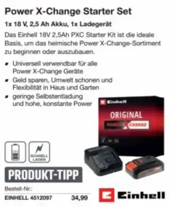 Reichelt Power x-change starter set Angebot