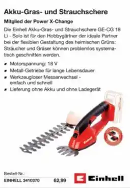 Reichelt Akku-Gras- und Strauchschere Angebot