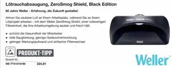 Reichelt Lötrauchabsaugung, zerosmog shield, black edition Angebot