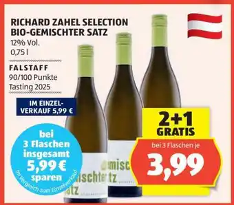 Hofer RICHARD ZAHEL SELECTION BIO- GEMISCHTER SATZ Angebot