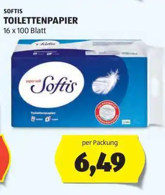 Hofer Softis Toilettenpapier Angebot