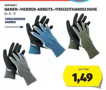 Hofer TOPCRAFT DAMEN-/HERREN-ARBEITS-/FREIZEITHANDSCHUHE Angebot