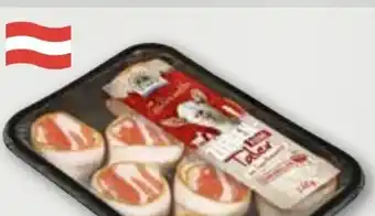 ADEG Die Käsemacher Ziegenkäsetaler im Speckmantel Angebot