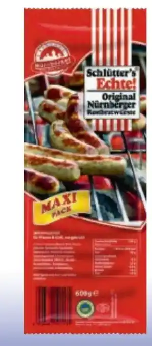 Metro Schlütters Original Nürnberger Rostbratwurst Angebot