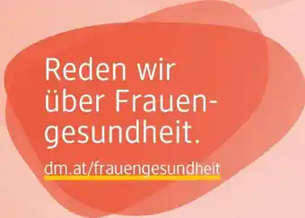 dm Reden wir über Frauengesundheit Angebot